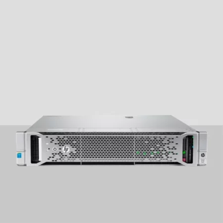 HPE rackmountable server 1U view from the front